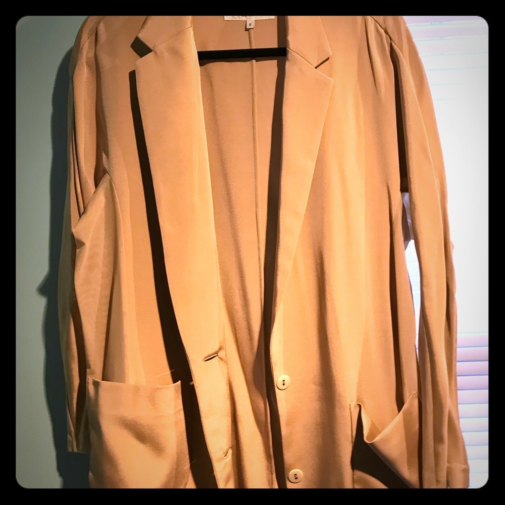 Amazing rag and bone blazer silk and mesh